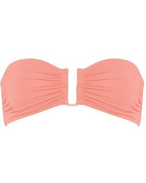 Eres Show Bandeau Bikini Top - Pink