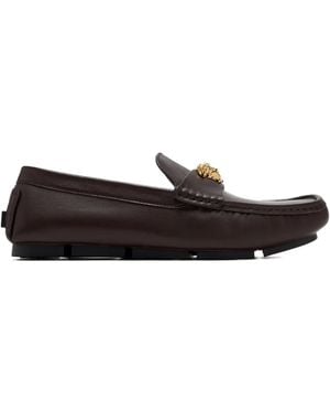 Versace Medusa Loafers - Black