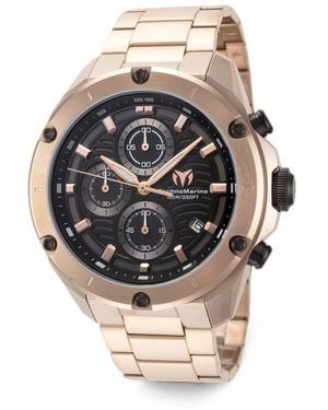 TechnoMarine Oceanico Chronograph 44Mm Watch - Black