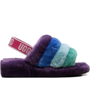 UGG Sandales Fluff Yeah Slide - Bleu