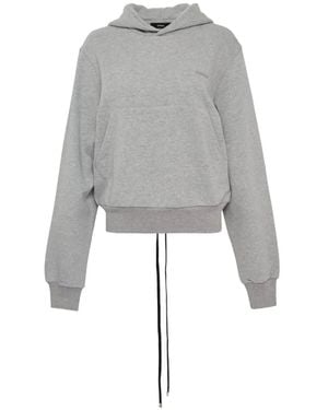 BONBOM Sudadera Con Capucha Y Cordones - Gris