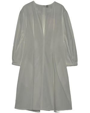 TOTEME Balloon-Sleeves Mini Dress - Grey