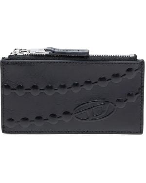 DIESEL Portacarte Goffrato - Nero