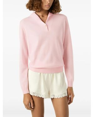 Loro Piana Sergio Pullover Mit Polokragen - Pink