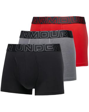 Under Armour Logo-Waistband Boxers (Pack Of Three) - Black