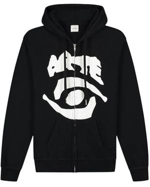 Arte' Eye Zip-up Hoodie - ブルー