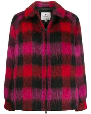 Woolrich Check Pattern Short Jacket - Red