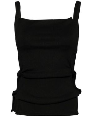 Christopher Esber Tanktop Met Open Rug - Zwart