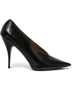 Stella McCartney Pointed-Toe Heeled Court Shoes - Black