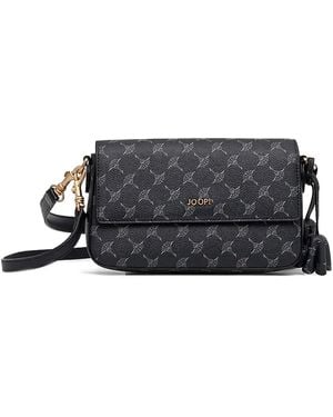 Joop! Borsa A Spalla Con Placca Logo - Nero