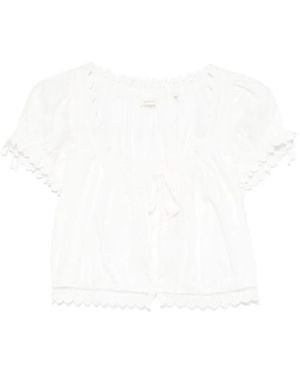 Doen Nera Ruffled Blouse - White