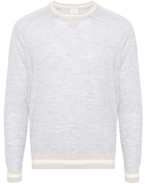Eleventy Klassischer Pullover - Weiß