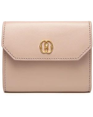 Bally Portemonnaie Mit Logo-Schild - Pink