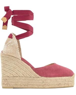 Castañer Carina Wedge Espadrilles - Pink