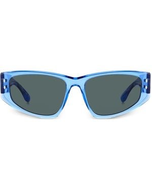 Isabel Marant Sonnenbrille Mit Eckigem Gestell - Blau