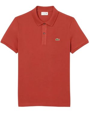 Lacoste L.12.12 Slim-Fit Polo Shirt - Red