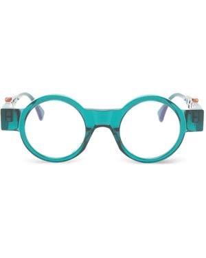 Kuboraum Round-Frame Glasses - Blue