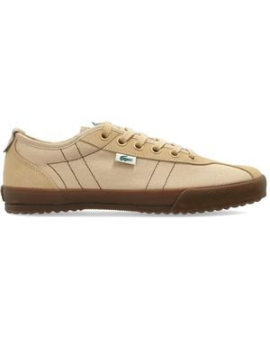 Lacoste Logo-Patch Trainers - White