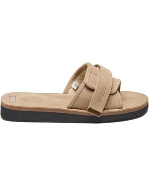 Suicoke Riemensandalen aus Wildleder - Braun