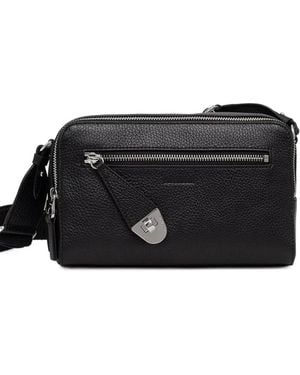 Coccinelle Pebbled-Leather Belt Bag - Black