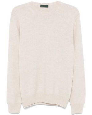 Zanone Klassischer Pullover - Natur
