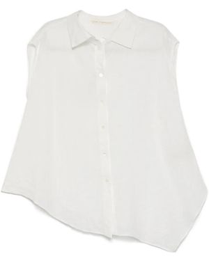 Forme D'expression Linen Vest - White