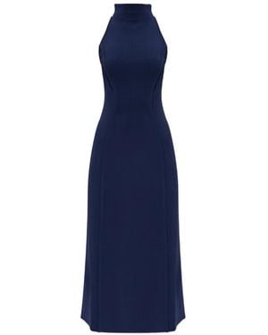 Cult Gaia Keller Halterneck Midi Dress - Blue