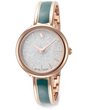 Swarovski Crystalline 32Mm Watch - Metallic