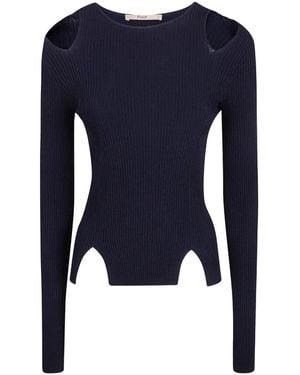 Nuur Gerippter Pullover - Blau