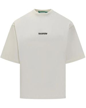 Barrow T-Shirt Mit Logo-Print - Weiß