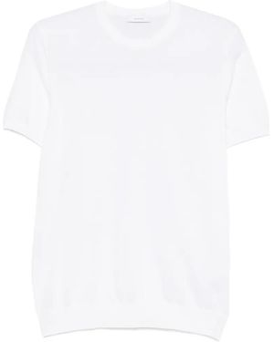 Diktat Fine-Knit T-Shirt - White