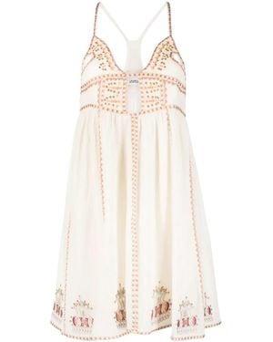 Isabel Marant Bretty Cotton Minidress - Natural