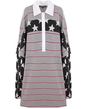 Reward If Found Gestreiftes Poloshirt - Grau