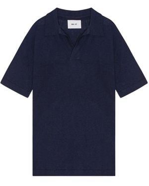 NN07 V-Neck T-Shirt - Blue