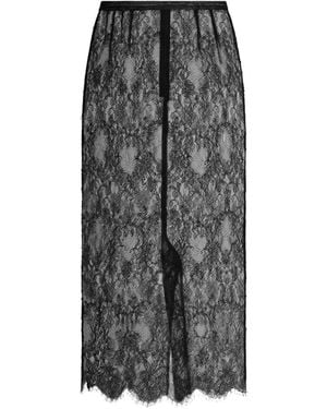 Dolce & Gabbana Kanten Rok - Grijs