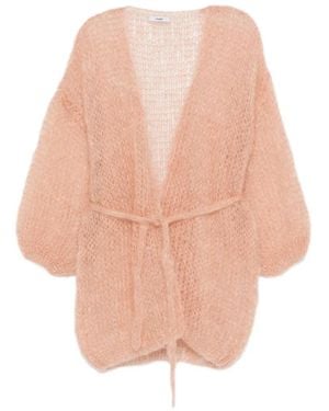 Maiami Cárdigan con cintura lazada - Blanco