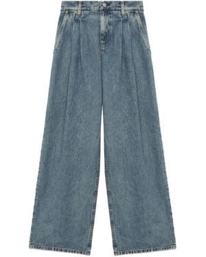 Helmut Lang Pleated Jeans - Blue