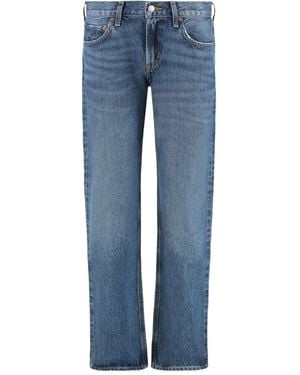 Agolde Whiskering-Effect Jeans - Blue