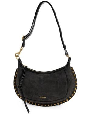 Isabel Marant Oskan Moon Schultertasche - Schwarz
