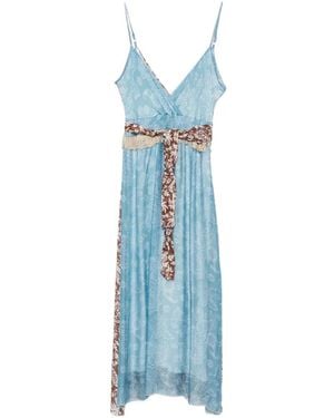 BIKINI MI.MA. Paisley-Print Fringed Maxi Dress - Blue