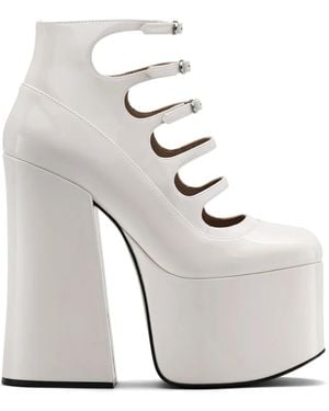 Marc Jacobs Kiki 160Mm Leather Court Shoes - White