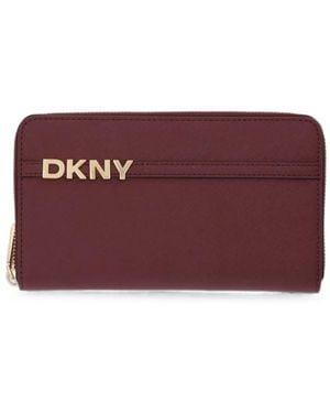DKNY Avril Zip-Around Wallet - Purple