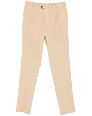 Drumohr Pleated Trousers - Natural