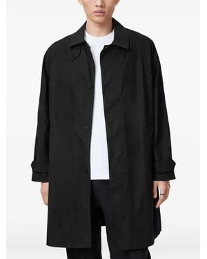 AllSaints Tillman Button-Fastening Coat - Black