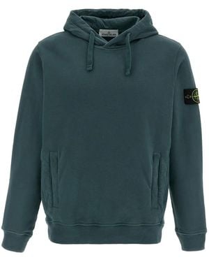 Stone Island Compass-badge Hoodie - グリーン