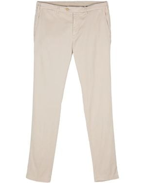 Canali リラックスフィット チノパンツ - ナチュラル