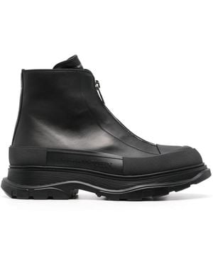 McQueen Tread Slick Schnürstiefel - Schwarz