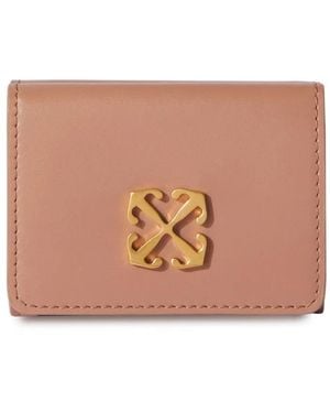 Off-White c/o Virgil Abloh Jitney Leather Wallet - Natural