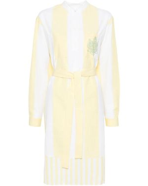Maison Kitsuné シアサッカードレス - ホワイト