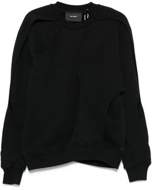Axel Arigato Linear Cut-Out Sweatshirt - Black